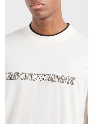 Emporio Armani Regular Fit Bisiklet Yaka T Shirt Erkek T Shirt 3D1TD4 1juvz 01A9