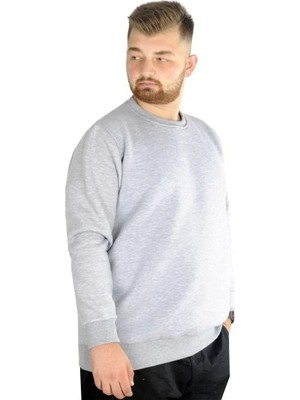 Superxl Erkek Sweatshirt Bisiklet Yaka Basic 20131 Grimelanj