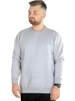 Superxl Erkek Sweatshirt Bisiklet Yaka Basic 20131 Grimelanj