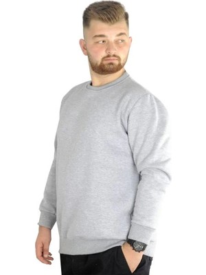 Superxl Erkek Sweatshirt Bisiklet Yaka Basic 20131 Grimelanj