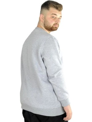 Superxl Erkek Sweatshirt Bisiklet Yaka Basic 20131 Grimelanj