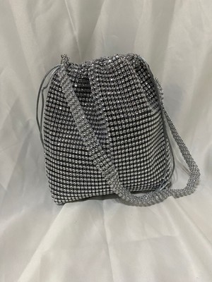 SMY Bags Tasarım Büzgülü Çanta Orta Boy Tekstil Malzeme Günlük Kullanım İçin Şık Tasarım