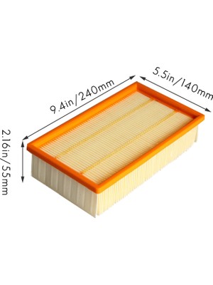 Xin Yue Zhang Düz Kıvrımlı Filtre Nt 25/1, Nt 35/1, Nt 45/1, Nt 55/1, Nt 611 Eco Elektrikli Süpürge Için Düz Filtrenin Değiştirilmesi (Yurt Dışından)