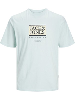 Jack & Jones Jorlafayette Box Tee Ss C Mavi Erkek Kısa Kol T-Shirt