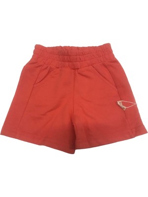 Tiffany Tekstil Tiffany Şort Oversize Theme Mercan