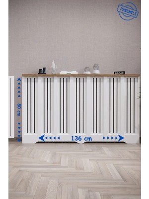 Endless Shopping Petek Onu Kaplama Dresuar Çamrenk 136CM Cok Amacli Mutfak Petek Dolabı Ahsap Mobilya Petek Kaplama