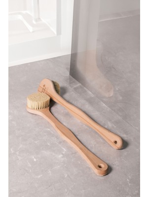 Fleur & Fume %100 Doğal Tampiko Otu Saplı Banyo Fırçası