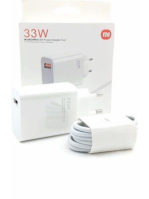 Hızlı Yakala 33 Watt Hızlı Şarj Aleti Başlık+Kablo Set 33 W Turbo Hızlı Şarj