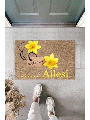 Modfex Dijital Baskı Kişiye Özel Iç Kapı Dekorasyon Paspas PS11302