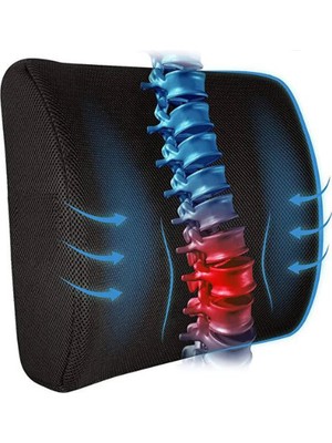 Mediterian Ortopedik Sırt Bel Destek Minderi Oturma Minderi Bel Destek Yastığı Sırt Minderi Ortopedik