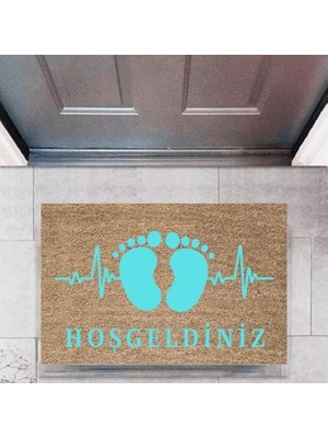 Modfex Kapı Önü Paspası Dekoratif Dijital Baskı AYAKLARP-2752