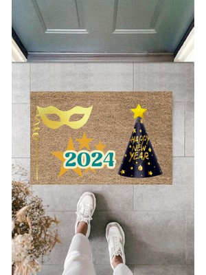 Modfex Kapı Önü Paspası Yeni Yıl Konsepti Dijital Baskı PY-175111208