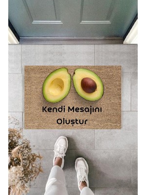 Modfex Dijital Baskı Kişiye Özel Iç Kapı Dekorasyon Paspas  PS11241