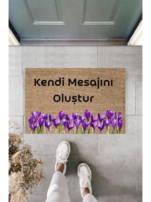 Modfex Dijital Baskı Kişiye Özel Iç Kapı Dekorasyon Paspas  PS11242