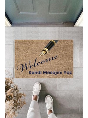 Modfex Dijital Baskı Kişiye Özel Iç Kapı Dekorasyon Paspas PS11296