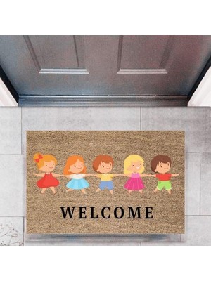 Modfex Kapı Önü Paspası Dekoratif Dijital Baskı ÇOCUKLARP-2724