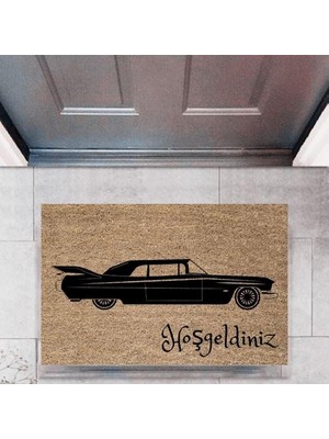 Modfex Kapı Önü Paspası Dekoratif Dijital Baskı Arabalar P-2705