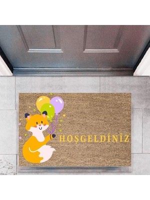 Modfex Kapı Önü Paspası Dekoratif Dijital Baskı HAYVANLARP-2757