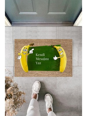 Modfex Dijital Baskı Kişiye Özel Iç Kapı Dekorasyon Paspas  PS11202