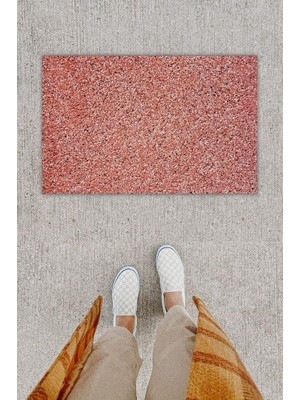 Modfex Dijital Baskı Dekoratif Hasır Çok Renkli Kapı Önü Paspası K-1246