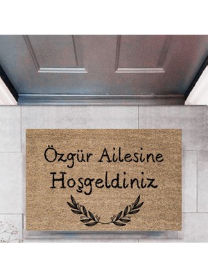 Miraxx Kapı Önü Paspası Dekoratif Dijital Baskı Kişiye Özel P-2315