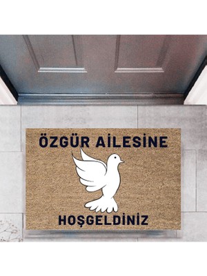 Miraxx Kapı Önü Paspası Dekoratif Dijital Baskı Kişiye Özel P-2449