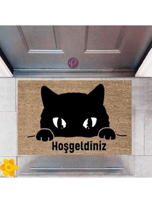 Miraxx Kapı Önü Paspası Dekoratif Dijital Baskı Hoşgeldiniz P-2414