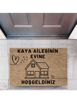 Miraxx Kapı Önü Paspası Dekoratif Dijital Baskı Kişiye Özel P-2443