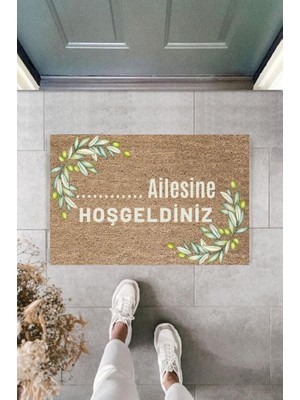 Miraxx Dijital Baskı Kişiye Özel Iç Kapı Dekorasyon Paspas  PS11282