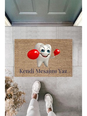 Miraxx Dijital Baskı Kişiye Özel Iç Kapı Dekorasyon Paspas  PS11203