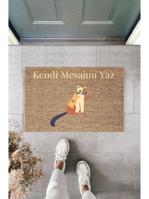 Miraxx Dijital Baskı Kişiye Özel Iç Kapı Dekorasyon Paspas  PS11258