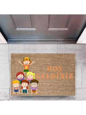 Miraxx Kapı Önü Paspası Dekoratif Dijital Baskı ÇOCUKLARP-2715