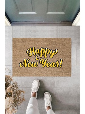 Miraxx Kapı Önü Paspası Yeni Yıl Konsepti Dijital Baskı PY-175111166