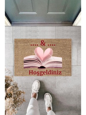 Miraxx Dijital Baskı Kişiye Özel Iç Kapı Dekorasyon Paspas  PS11260