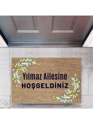 Miraxx Kapı Önü Paspası Dekoratif Dijital Baskı Kişiye Özel P-2451