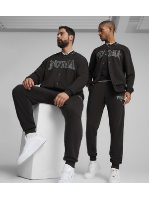 Puma 67897101  Squad Track Jacket Siyah Erkek Kapüşon Yaka Regular Fit Sweatshirt