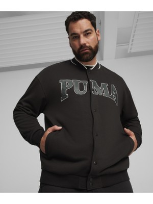 Puma 67897101  Squad Track Jacket Siyah Erkek Kapüşon Yaka Regular Fit Sweatshirt