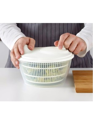 IKEA Beyaz Tokıg Döndürmeli Salata Kurutma Aleti