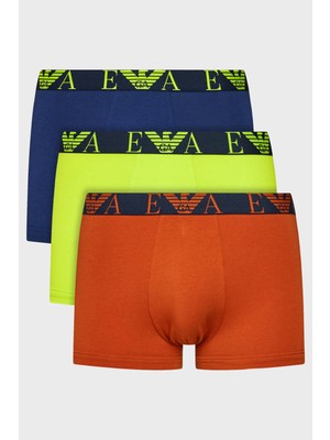 Emporio Armani Pamuklu Esnek 3 Pack Boxer Erkek Boxer 111357 3F715 09151