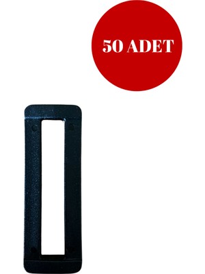 Jbox Plastik Çanta Ayar Tokası Plastik 50 Adet 5 cm