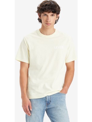 Levi's Bisiklet Yaka Relaxed Fit Kısa Kollu Sarı Erkek T-Shirt A2082-0150