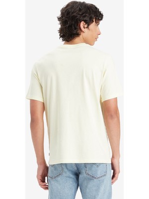 Levi's Bisiklet Yaka Relaxed Fit Kısa Kollu Sarı Erkek T-Shirt A2082-0150