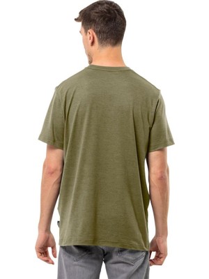 Jack Wolfskin Brand Tee Erkek T-Shirt