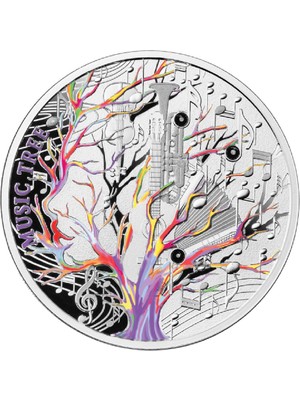 AgaKulche Music Tree 2023 17.5 Gram Gümüş Sikke Coin (999)