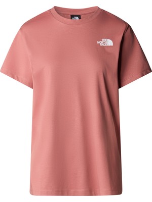 The North Face W S/s Redbox Relaxed Tee Kadın Pembe Tshirt NF0A87NKNXQ1