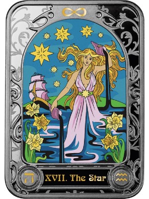 AgaKulche Star Tarot 2023 28.28 Gram Gümüş Sikke Coin (999)