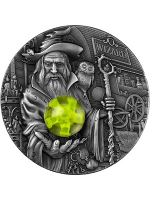 AgaKulche Wizard 2023 2 Ons 62.20 Gram Gümüş Sikke Coin (999)