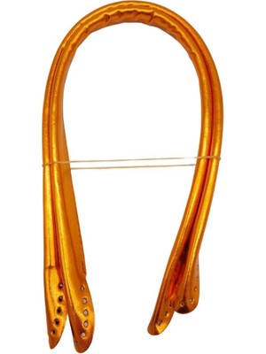 Angel Çanta Aksesuar Parlak Rugan Deri Pelikan Model Çanta Sapı Turuncu Renk