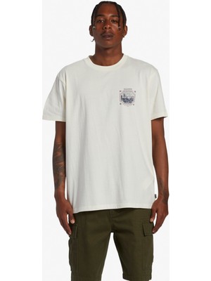 Billabong Crossed Up Tees Erkek Beyaz Tişört
