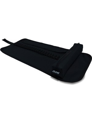 Jacbag Senior Sanatsal Rulo Kalem Çantası Dayanıklı Polyester Malzeme ile Mavi Renkli Tasarım
